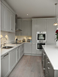 shaker grey kitchen storm cabinets kitchens cream units cabinet doors modern styles furniture floors completed recently projects worktop extensio walls